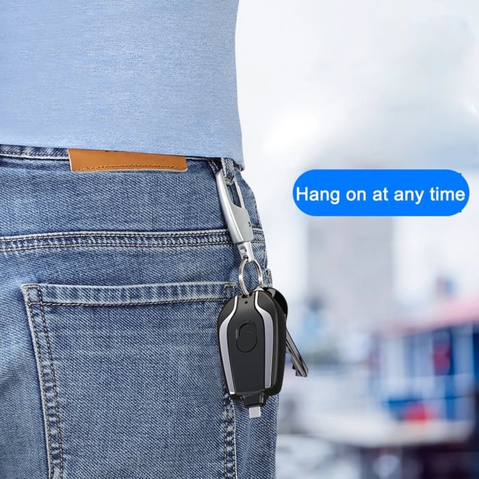 Rechargeable Keychain Power Bank: Stay Charged Anywhere
