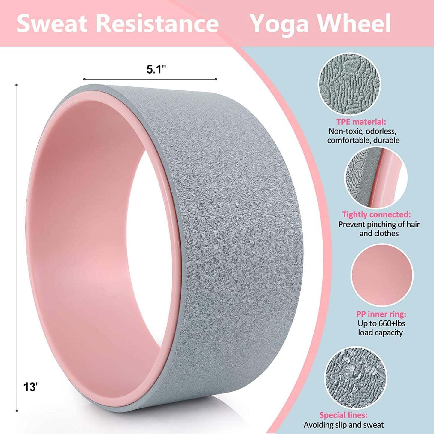 Yoga Roller Ring: Enhance Your Practice & Relief Pain 