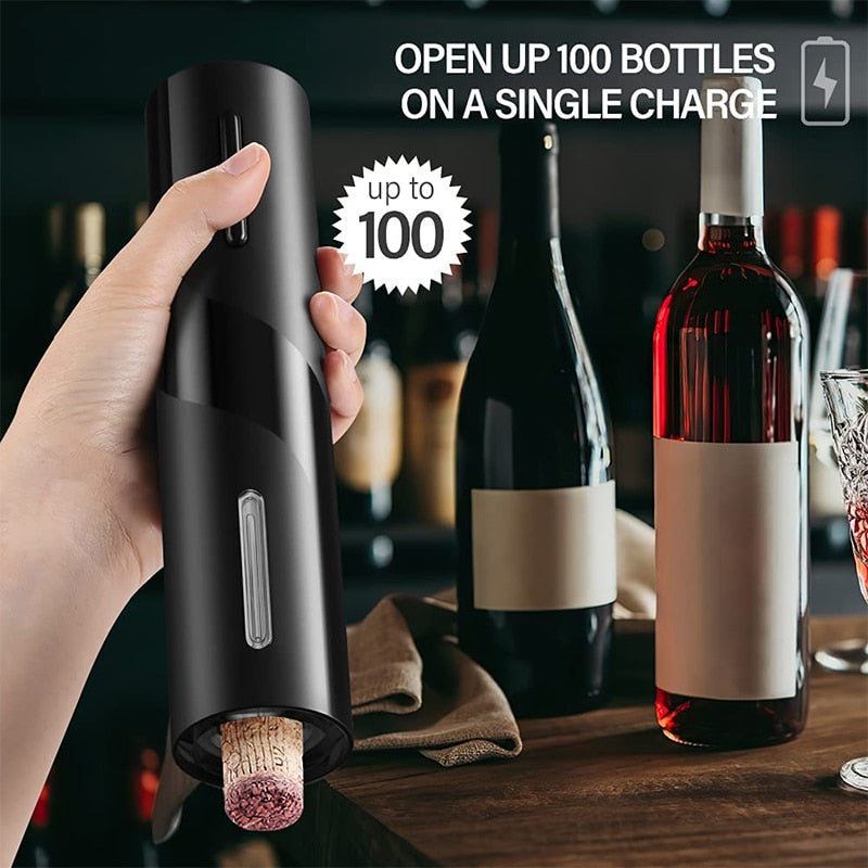 Electric Wine Openers Set: Effortless Uncorking Bottle
