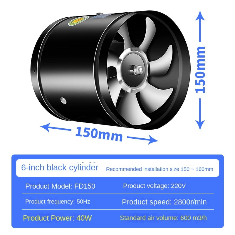 Air Ventilation Blower: Improved Air and oxygen Circulation 