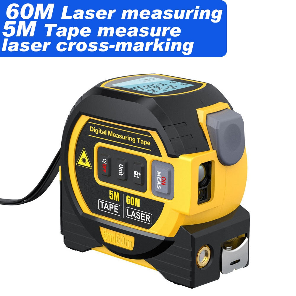 3-In-1 Infrared Laser Tape: Measure with Precision