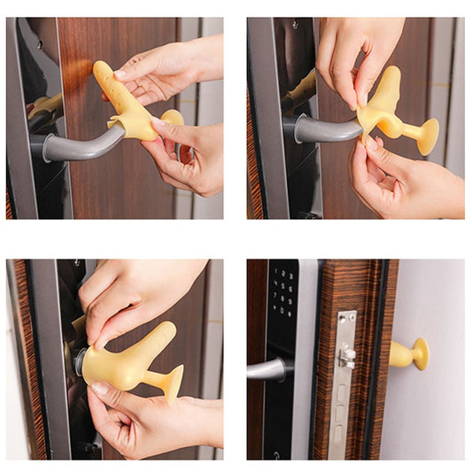 Silicone Door Handle Stopper: Door Slam Prevention