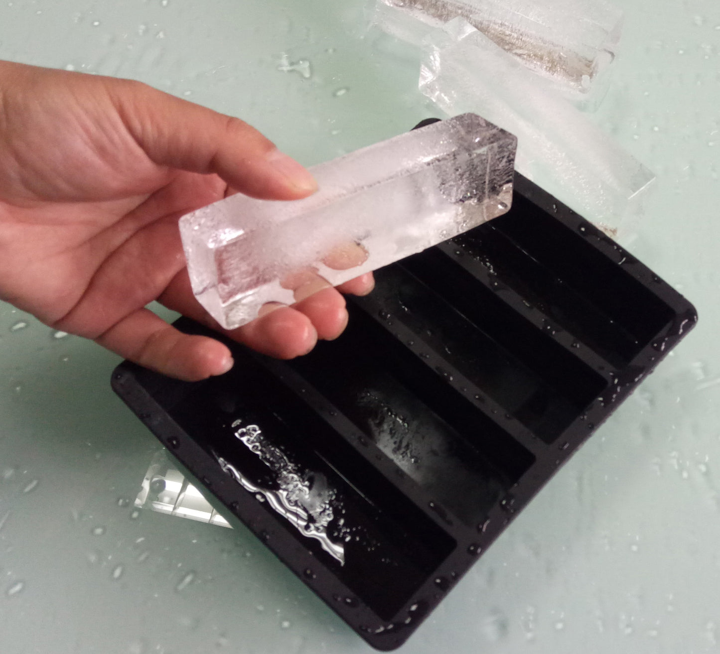 Long Ice Cube Trays for Refreshing Beverages"