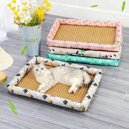 Pet Cooling Rattan Pad Mat: Ultimate Comfort for Pets