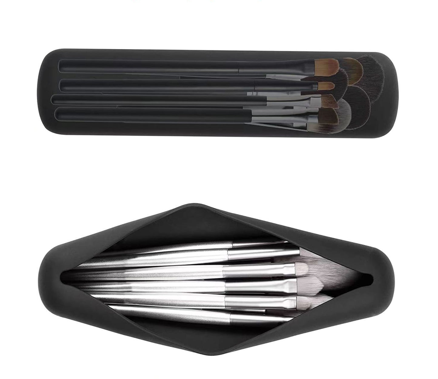 Silicone Makeup Brush Case for Travel Convenience