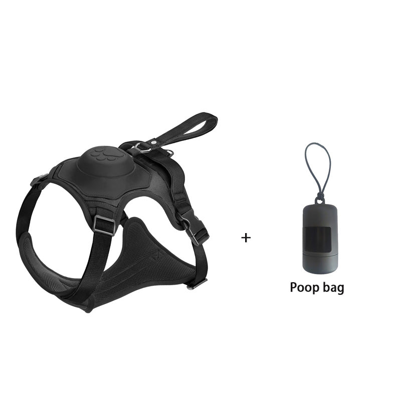 All-in-One Dog Harness & Retractable Leash Set Tool All-in-One Dog Harness & Retractable Leash Set Tool 